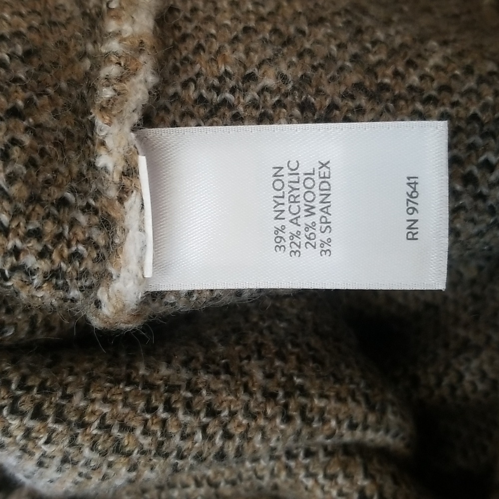 J. Jill Black and Cream Houndstooth Button Down Cardigan - Picture 8 of 10